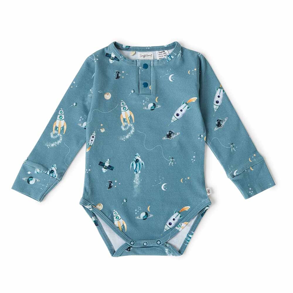 Long Sleeve Bodysuit - Rocket