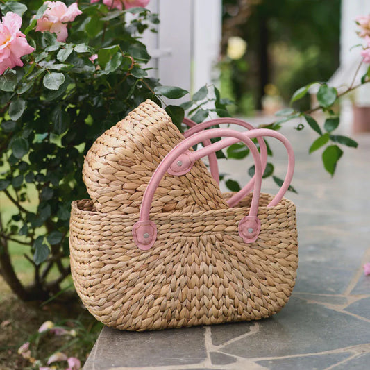 Harvest Basket - Pink - Medium