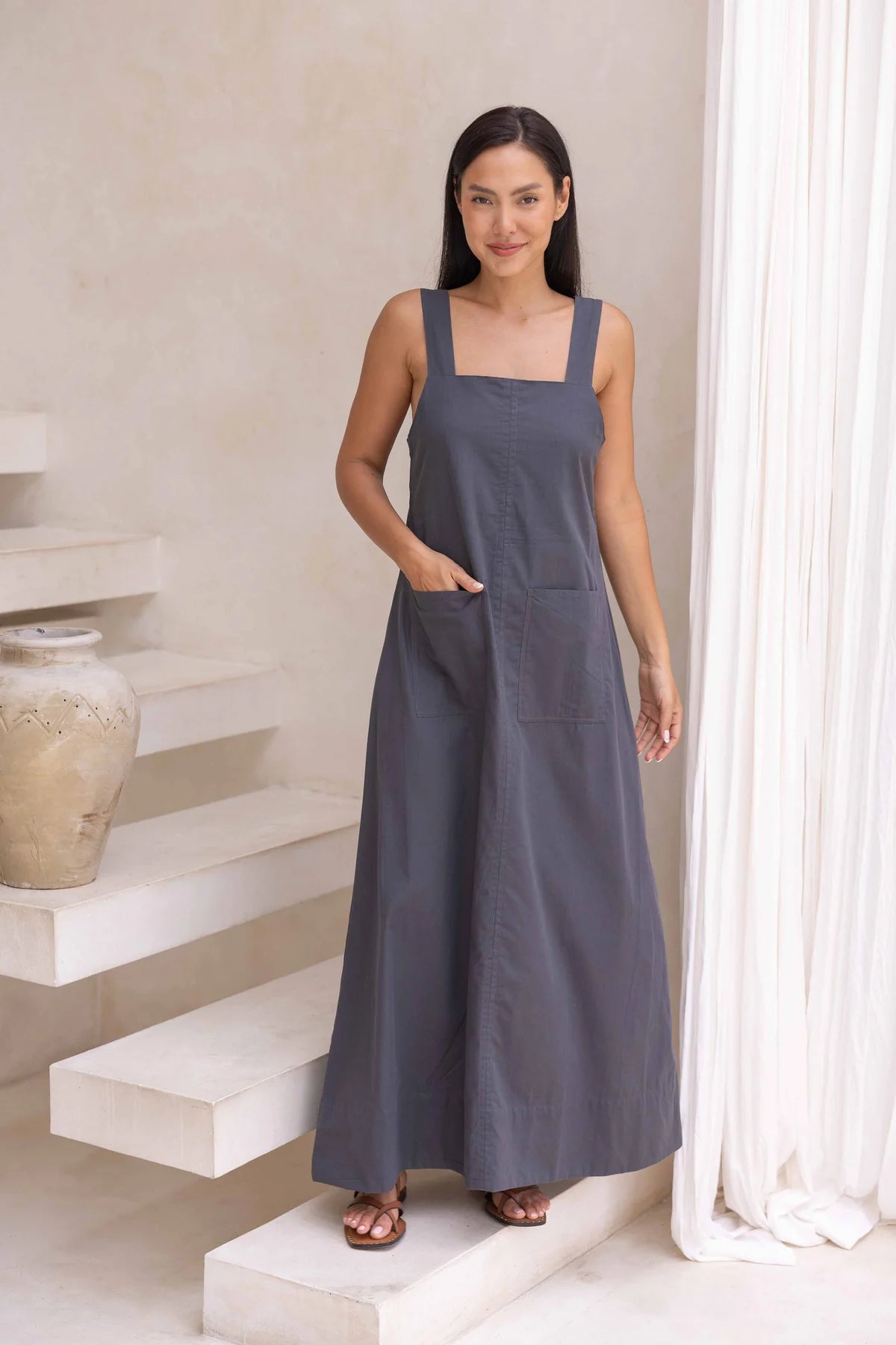 Kelsey Dress - Charcoal