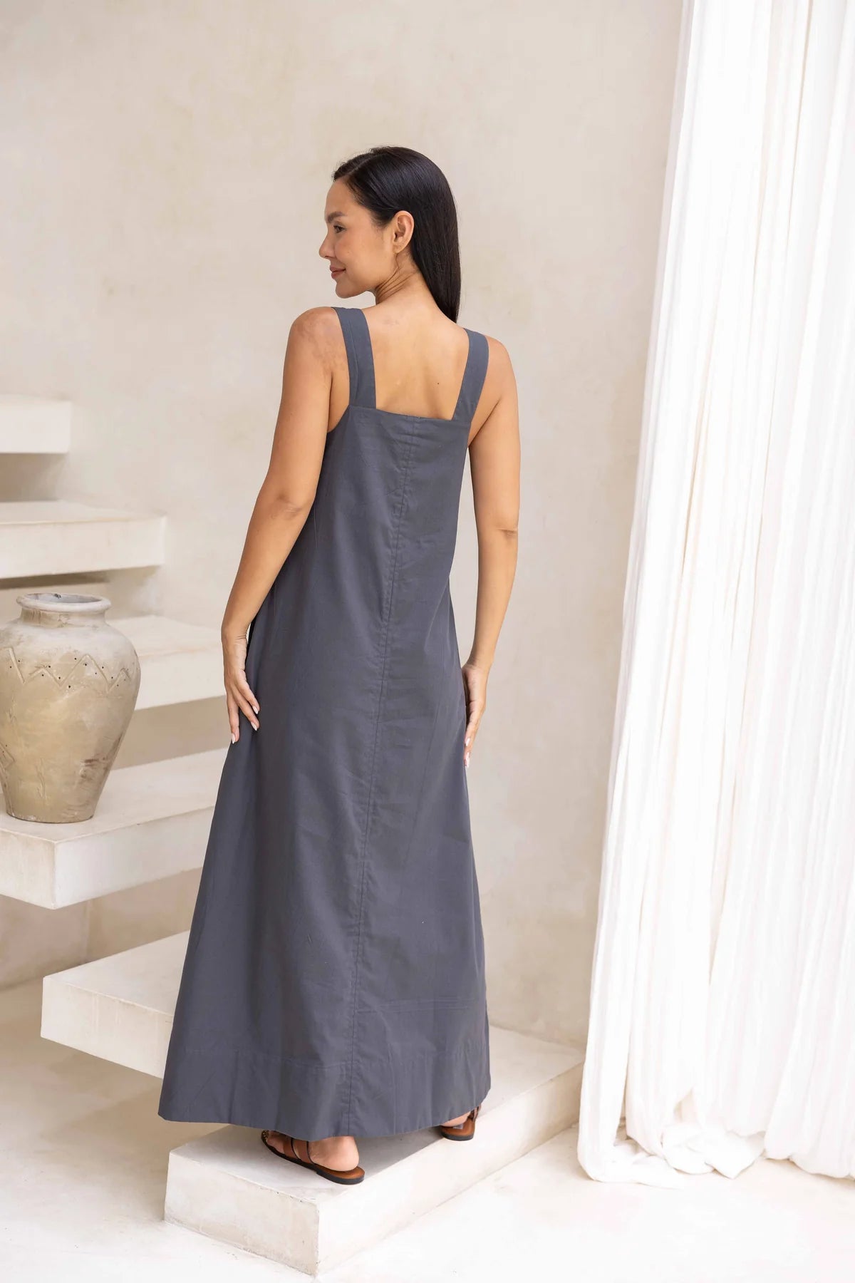 Kelsey Dress - Charcoal