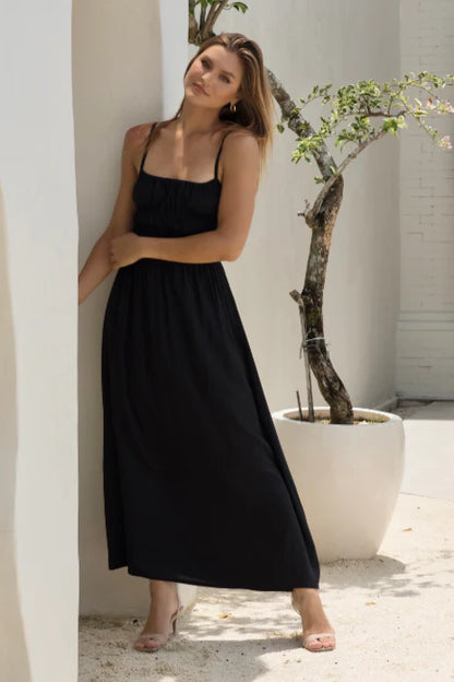 Summer Maxi Dress - Black