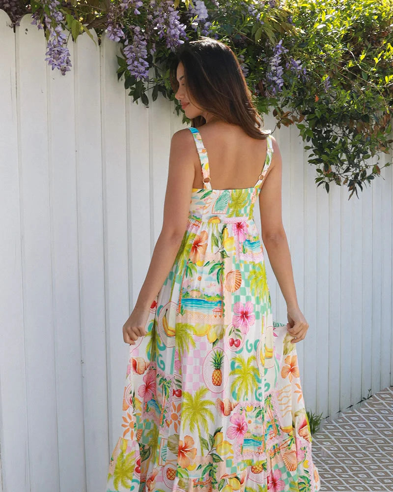 Rebecca Slip Maxi Dress