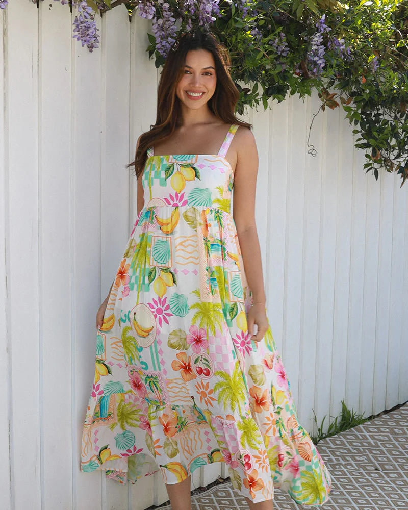 Rebecca Slip Maxi Dress