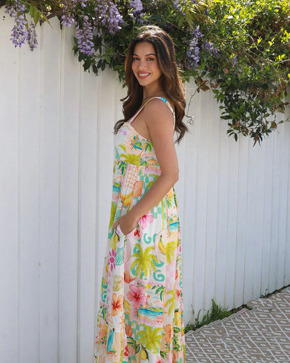 Rebecca Slip Maxi Dress