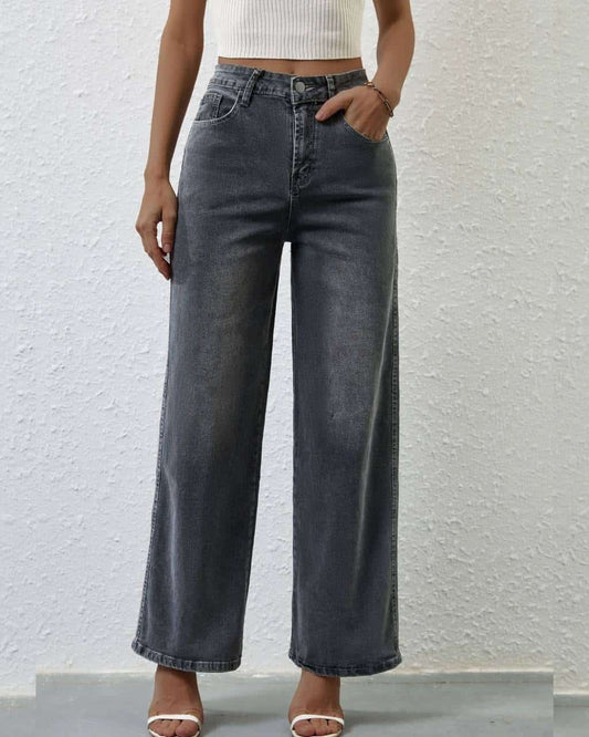 Sandy Jeans - Charcoal Denim