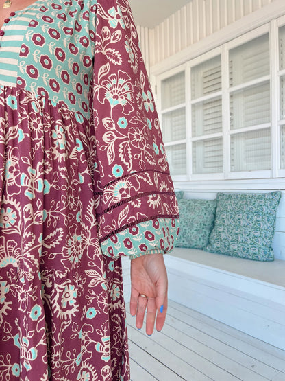 Eve Midi Dress - Athena Print
