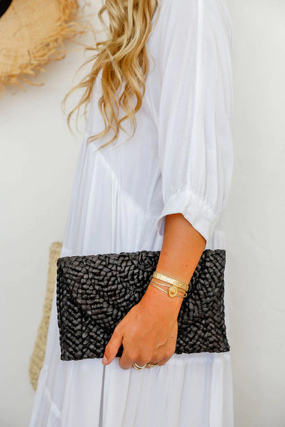 Woven Boho Chic Clutch