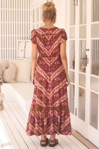 Carmen Maxi - Savanna Print