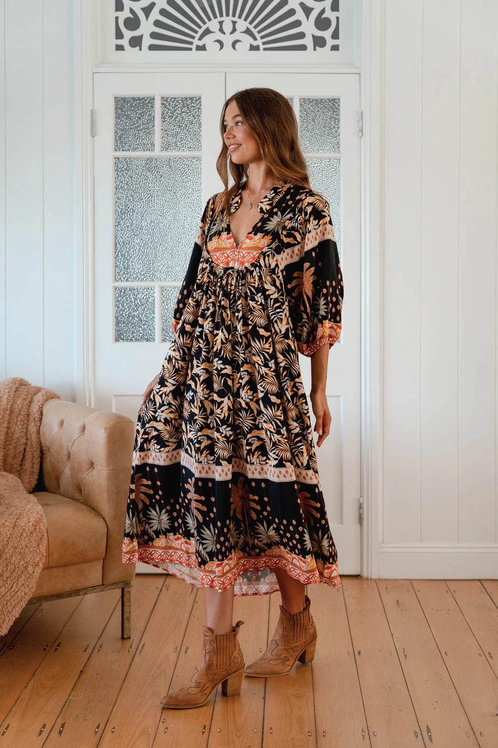 Jardin Print Boheme Midi