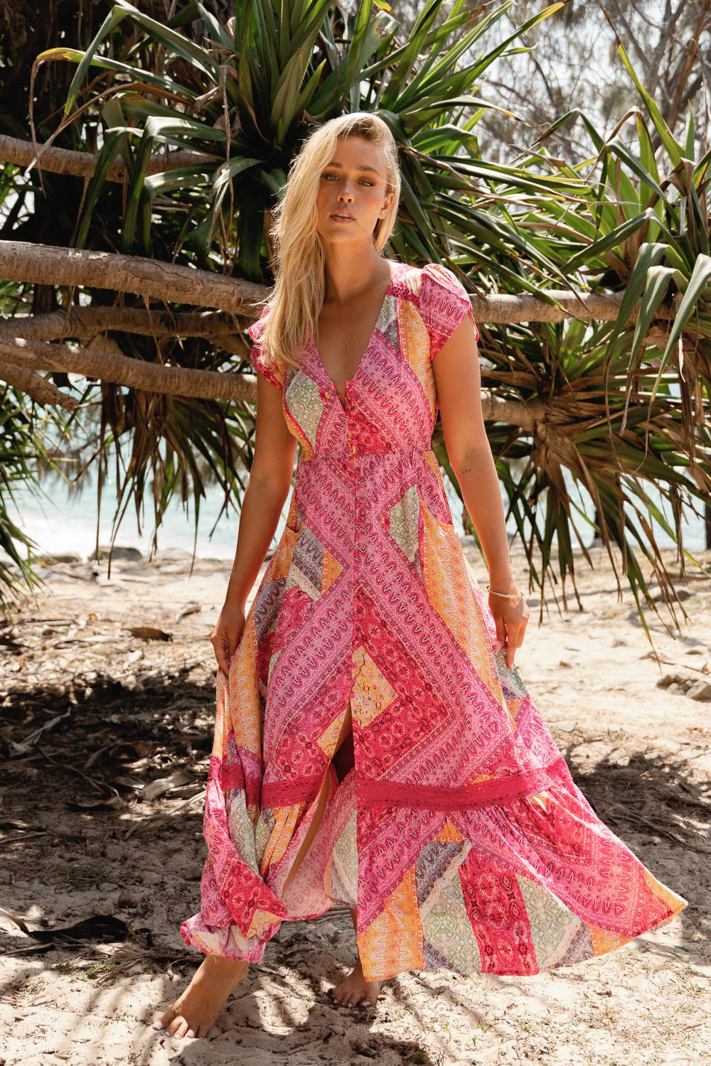 Carmen Maxi - Viva Bonita Print