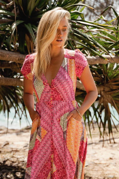 Carmen Maxi - Viva Bonita Print