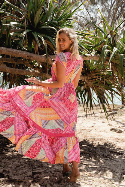 Carmen Maxi - Viva Bonita Print