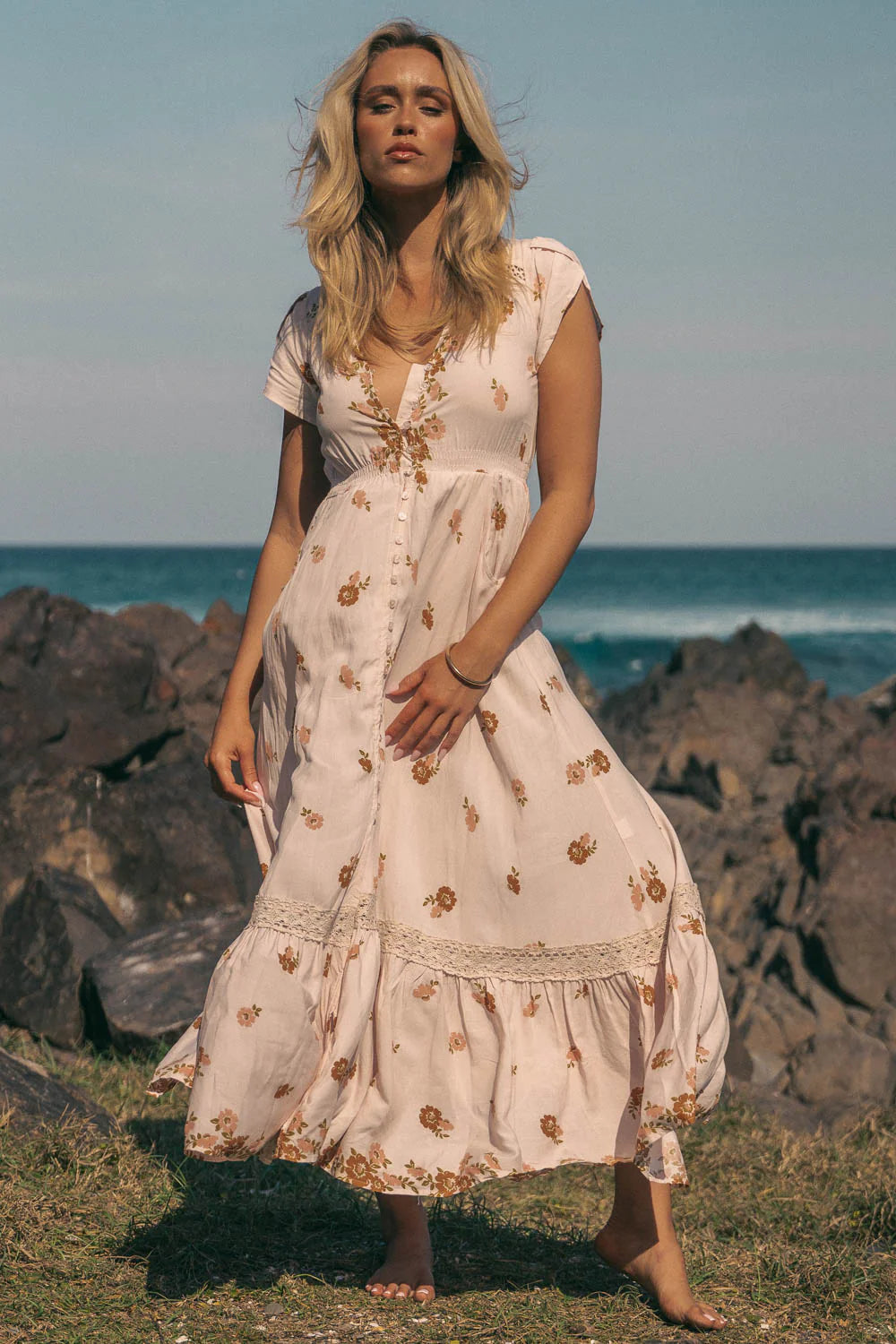 Carmen Maxi - Vintage Sol Print