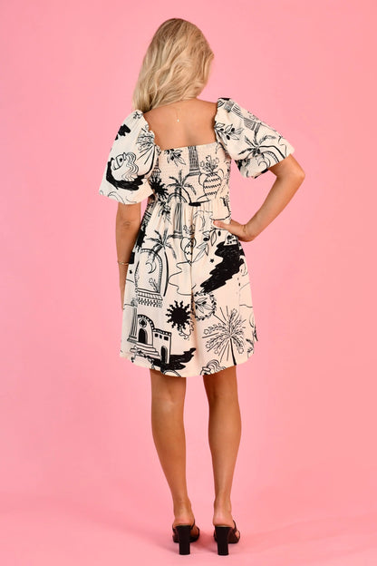Olivia Twist Dress - Athens