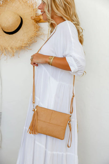 The Casey Clutch - Camel