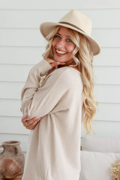 The Beverly Hat - Oatmeal