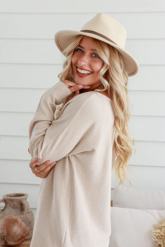 The Beverly Hat - Oatmeal