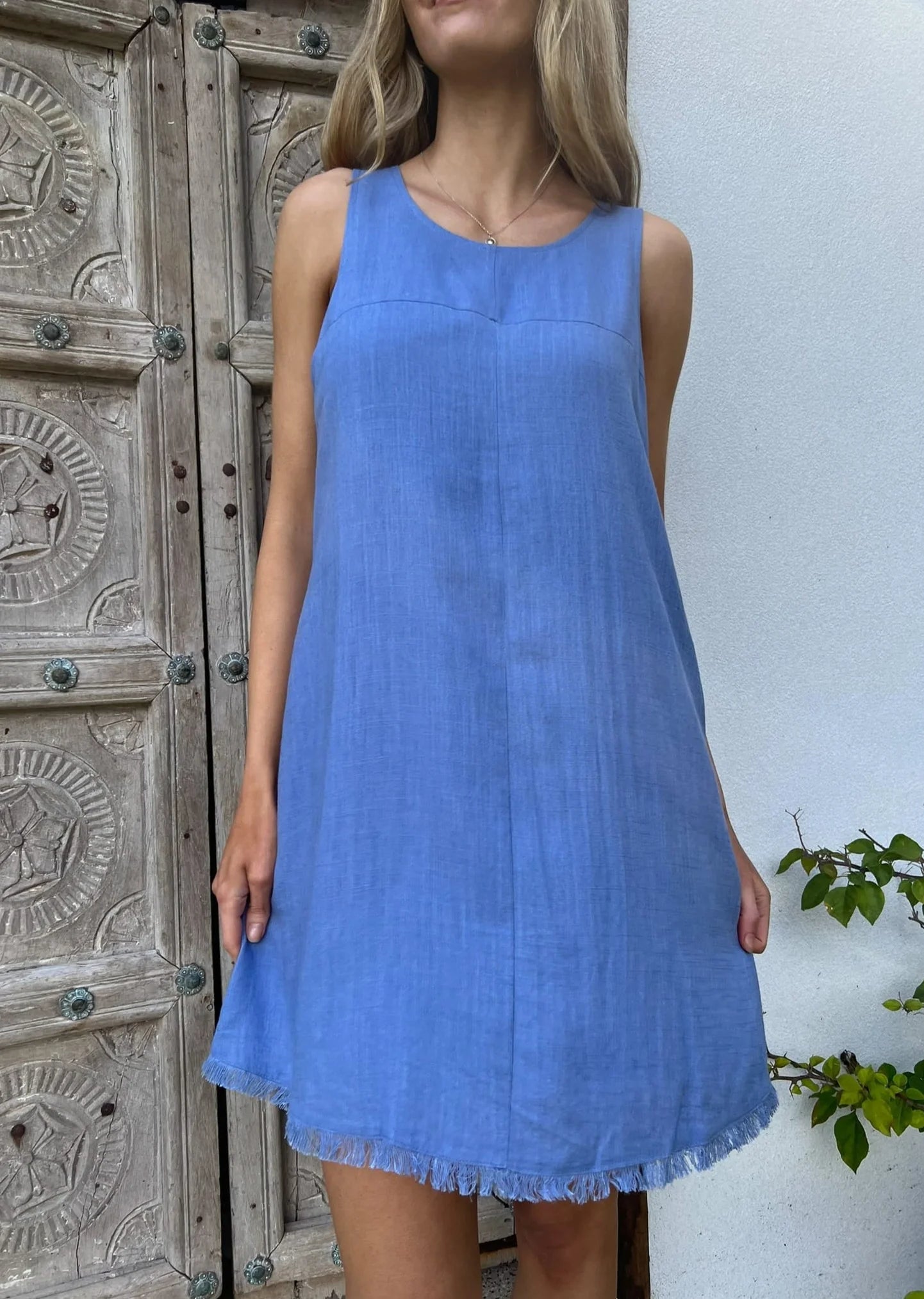Freya Dress -  Ocean Blue
