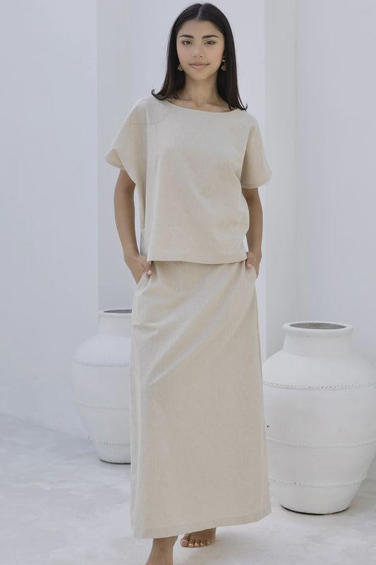 Madi Dress - Natural