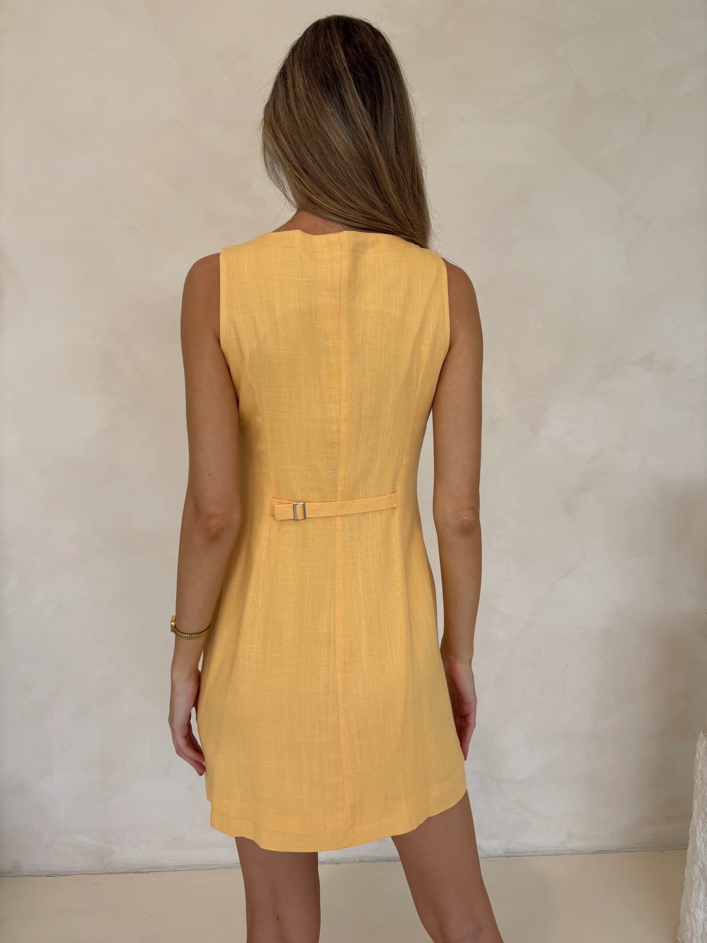 Vienna Button Dress - Citrus Print