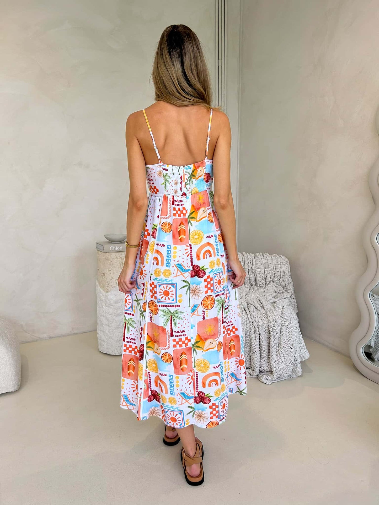 Juniper Dress - Citrus Print