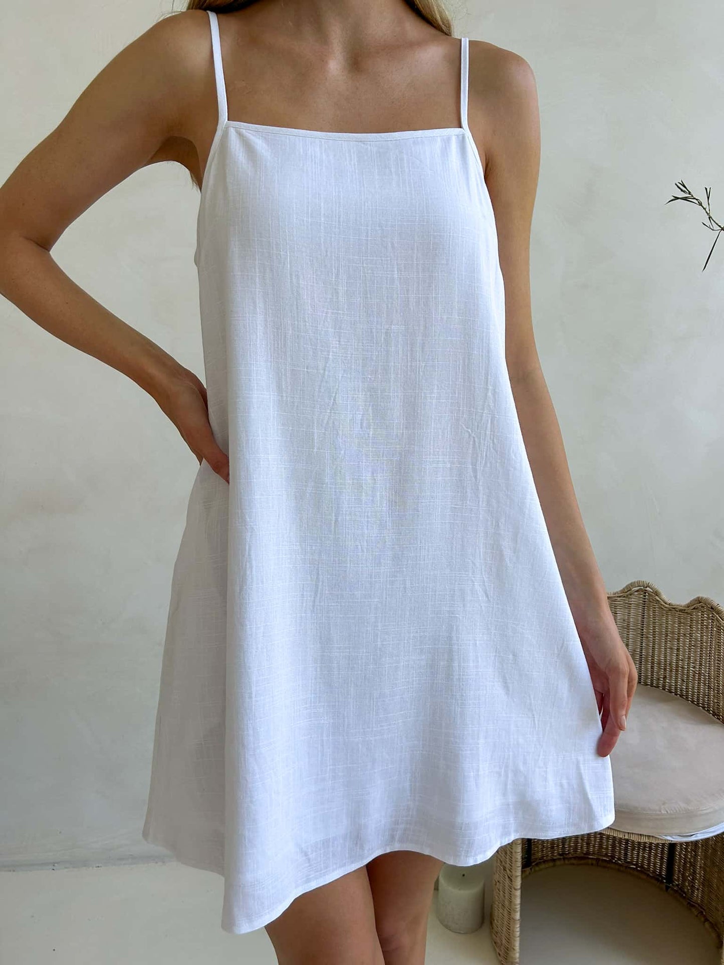 Libra Dress - White