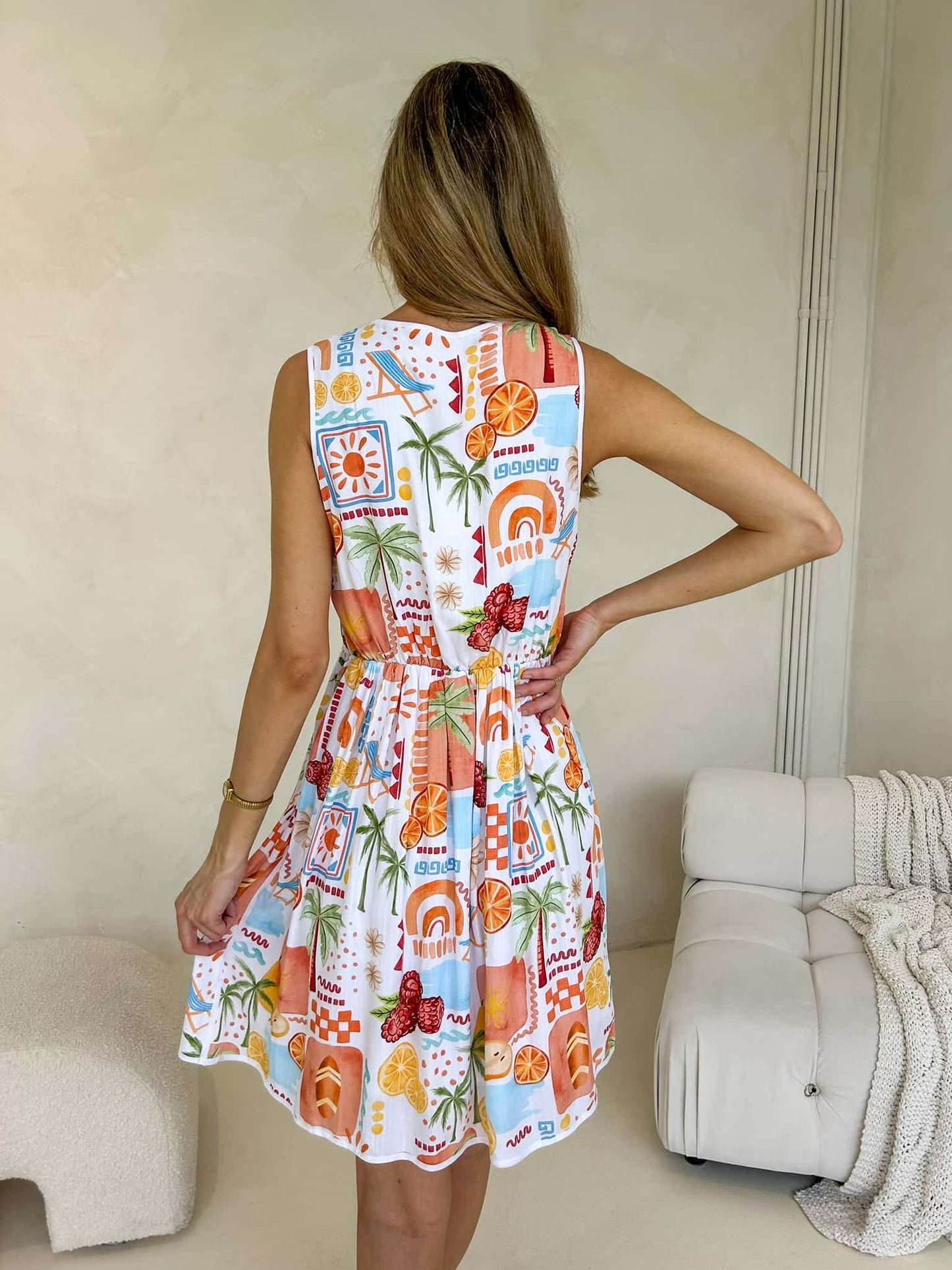 Aysha Dress - Citrus Print