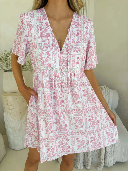 Sienna Dress - Petal & Poise Print