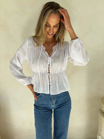 Kira Blouse – White