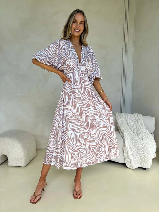 Camille Maxi Dress – Zahara Print