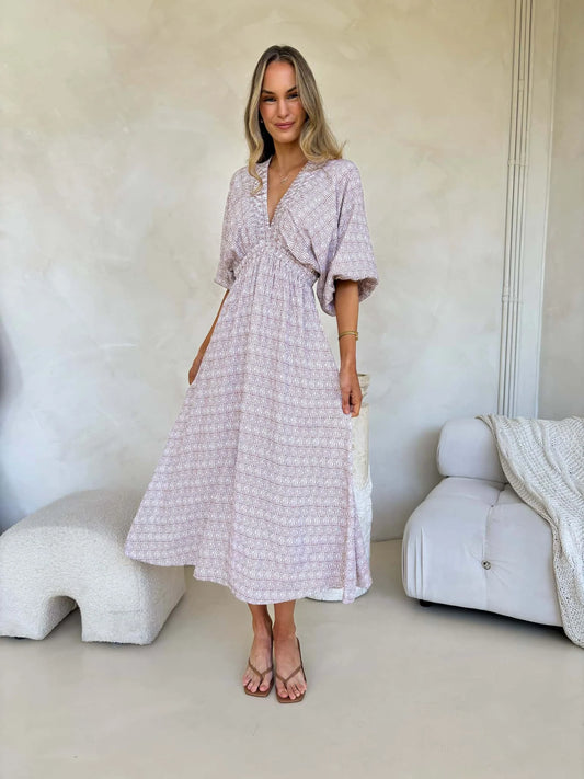 Camille Maxi Dress - Atlas Print