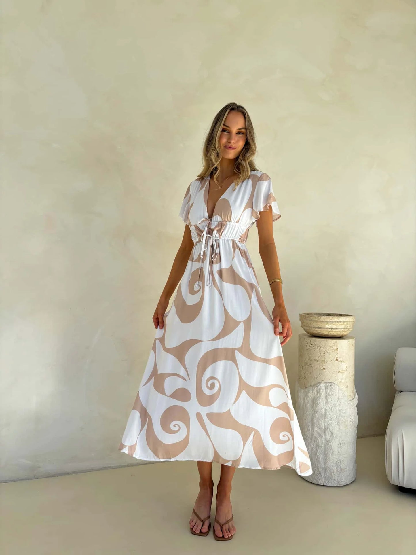 Eliza Dress - Whirl Print