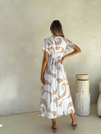 Eliza Dress - Whirl Print