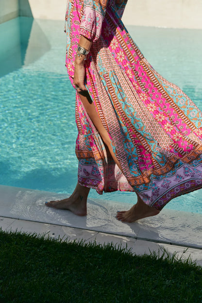 Tessa Maxi Dress - Cedella Print