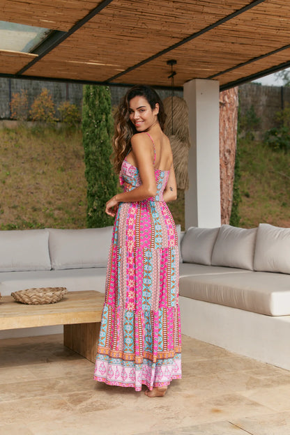 Bambi Maxi Dress - Cedella Print
