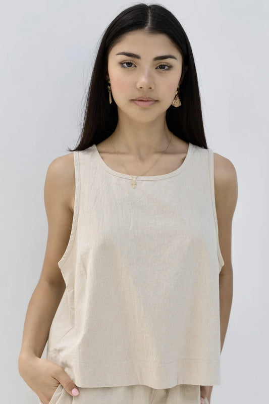 Josie Crop - Natural