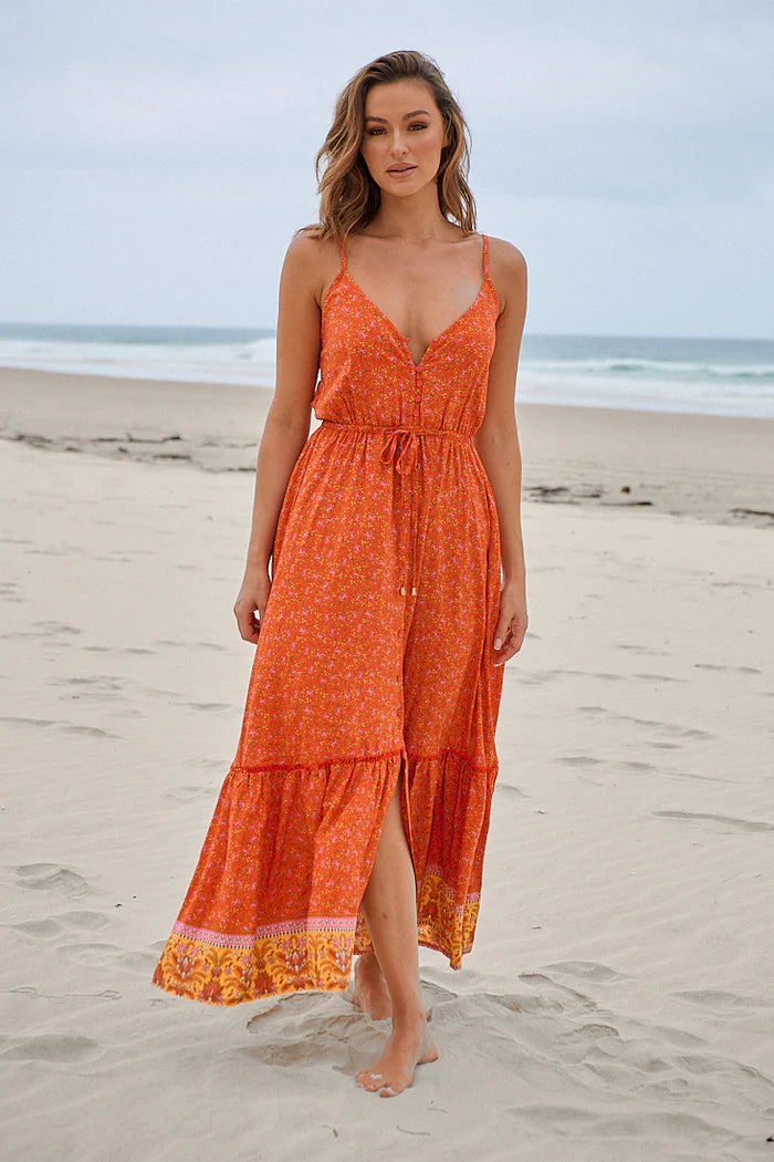 Avila Dress - Summer Solictise print