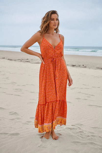 Avila Dress - Summer Solictise print