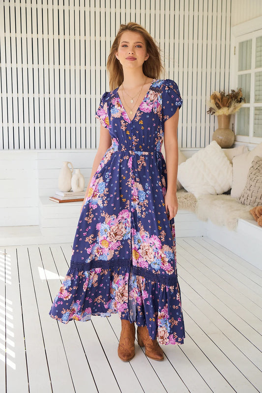 Carmen Maxi - Wild Whim Print