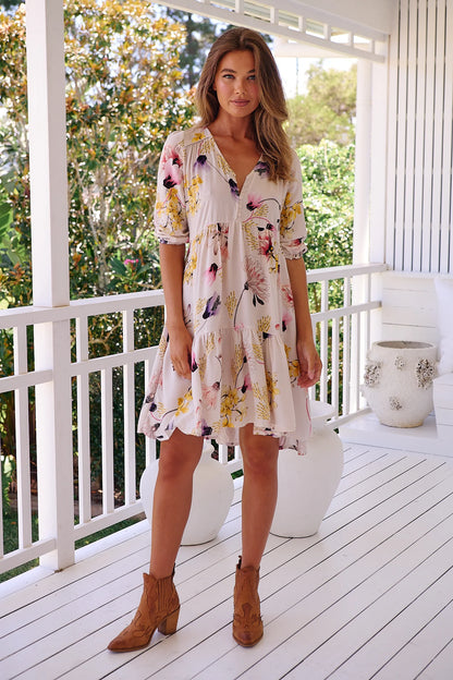 Finch Mini Dress- Julietta Print