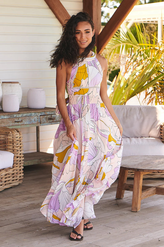 Endless Summer dress- Lavender Swirl Print
