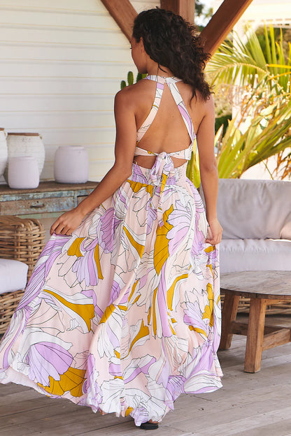 Endless Summer dress- Lavender Swirl Print