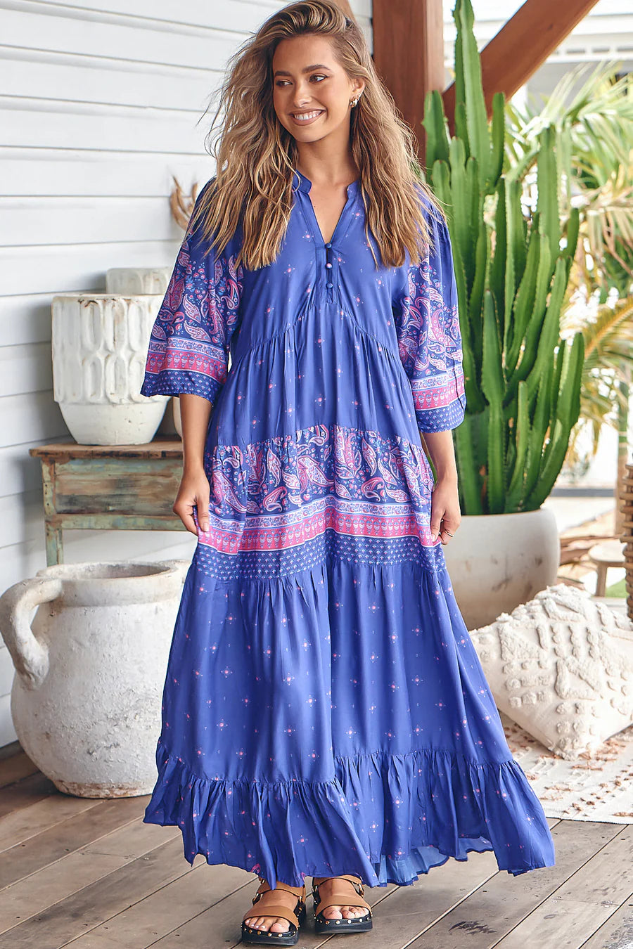 Jazmin Maxi Dress - Celestial Print