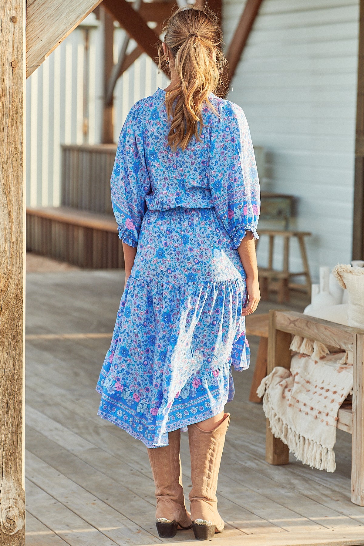 Jasmine Midi dress - Kai Print