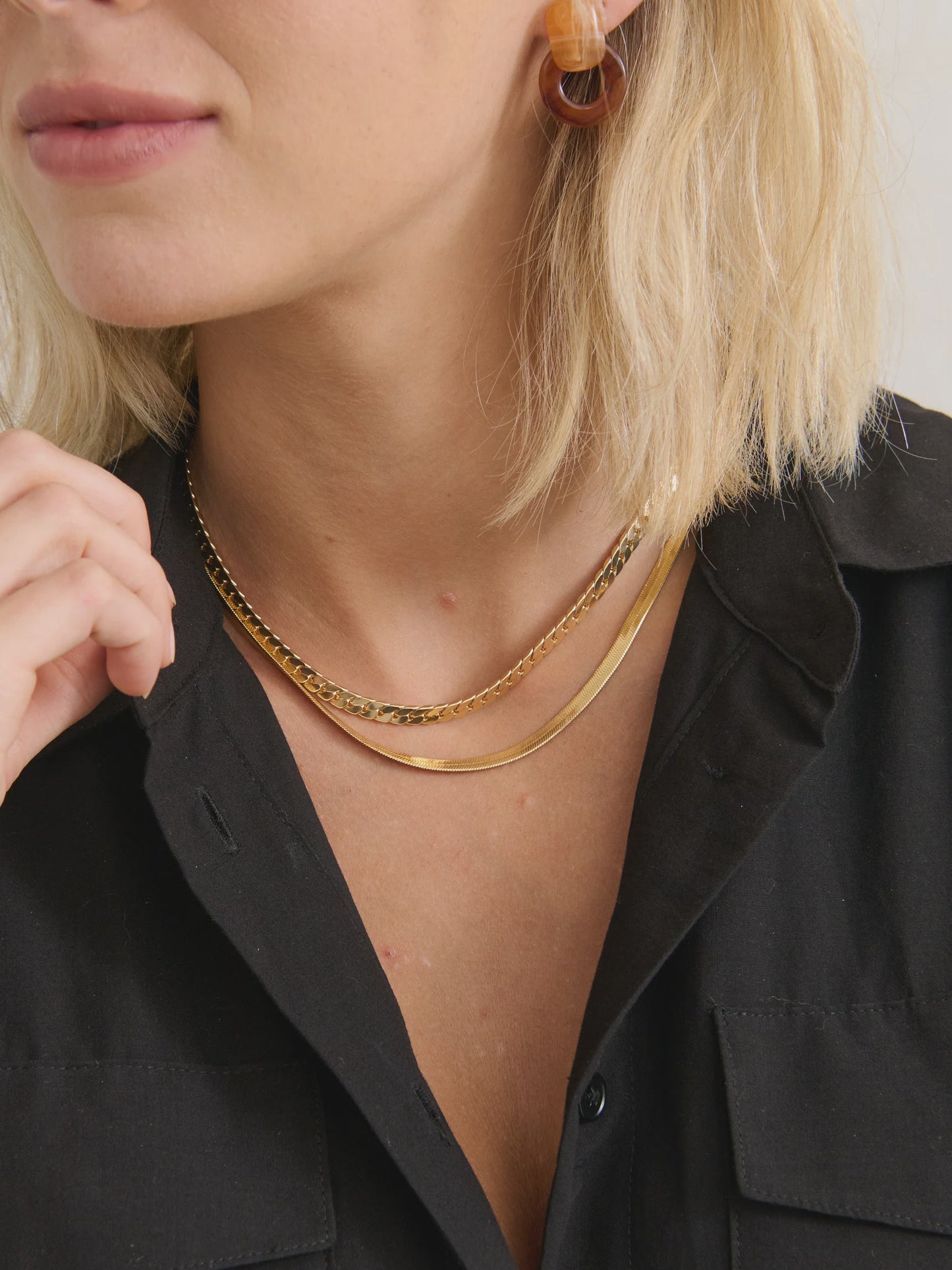 5mm Chain 18K Gold Plated Necklace
