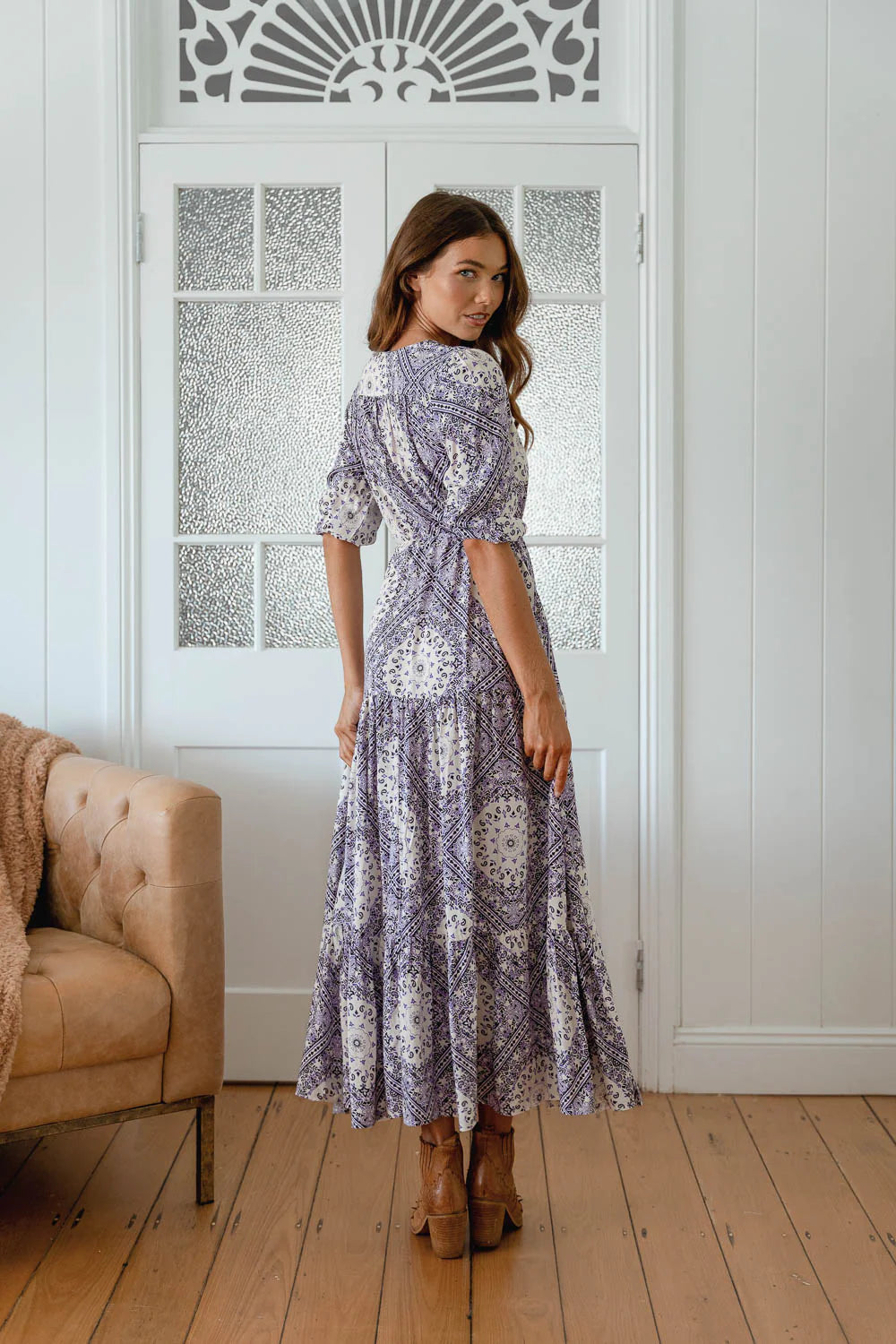 Lilac Lullaby print - Tessa Maxi