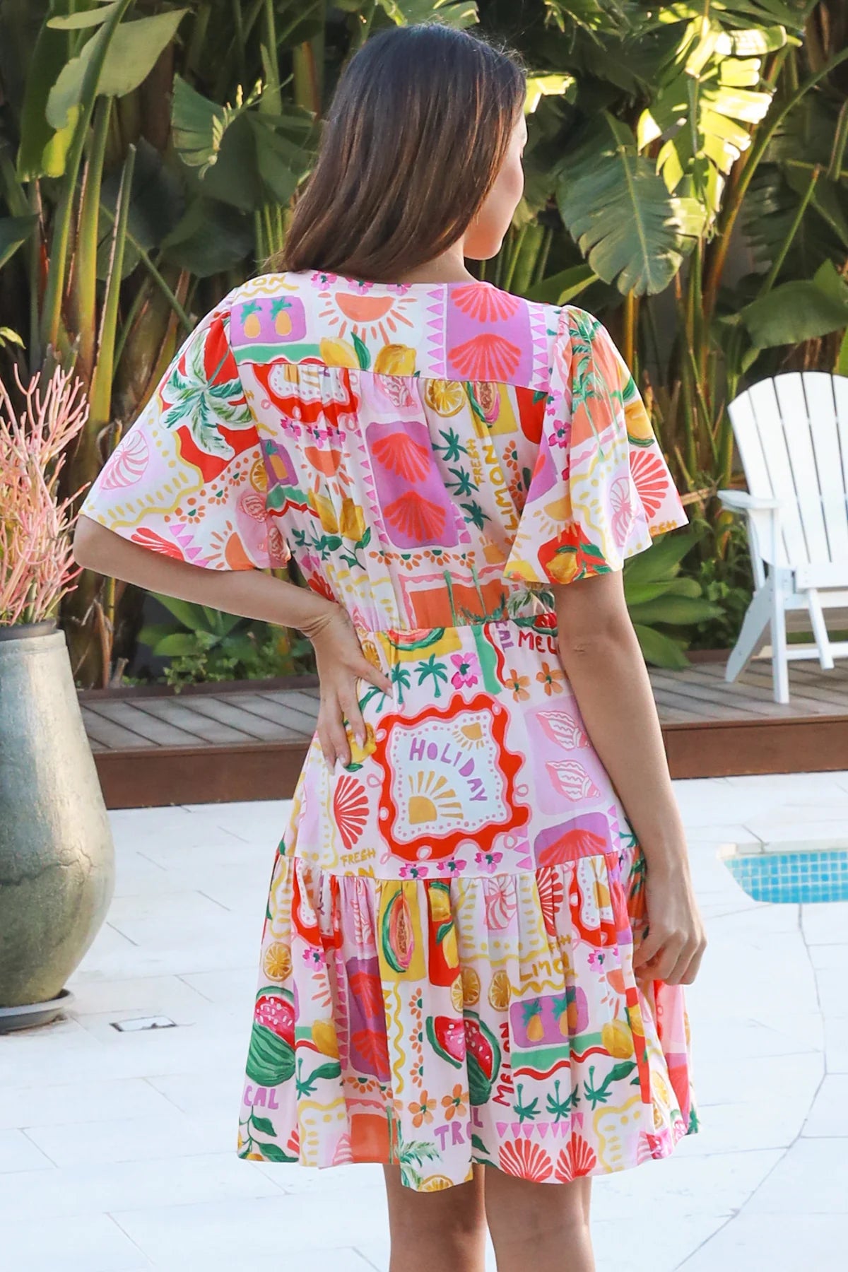 Ruby Mini Dress - Summer Print