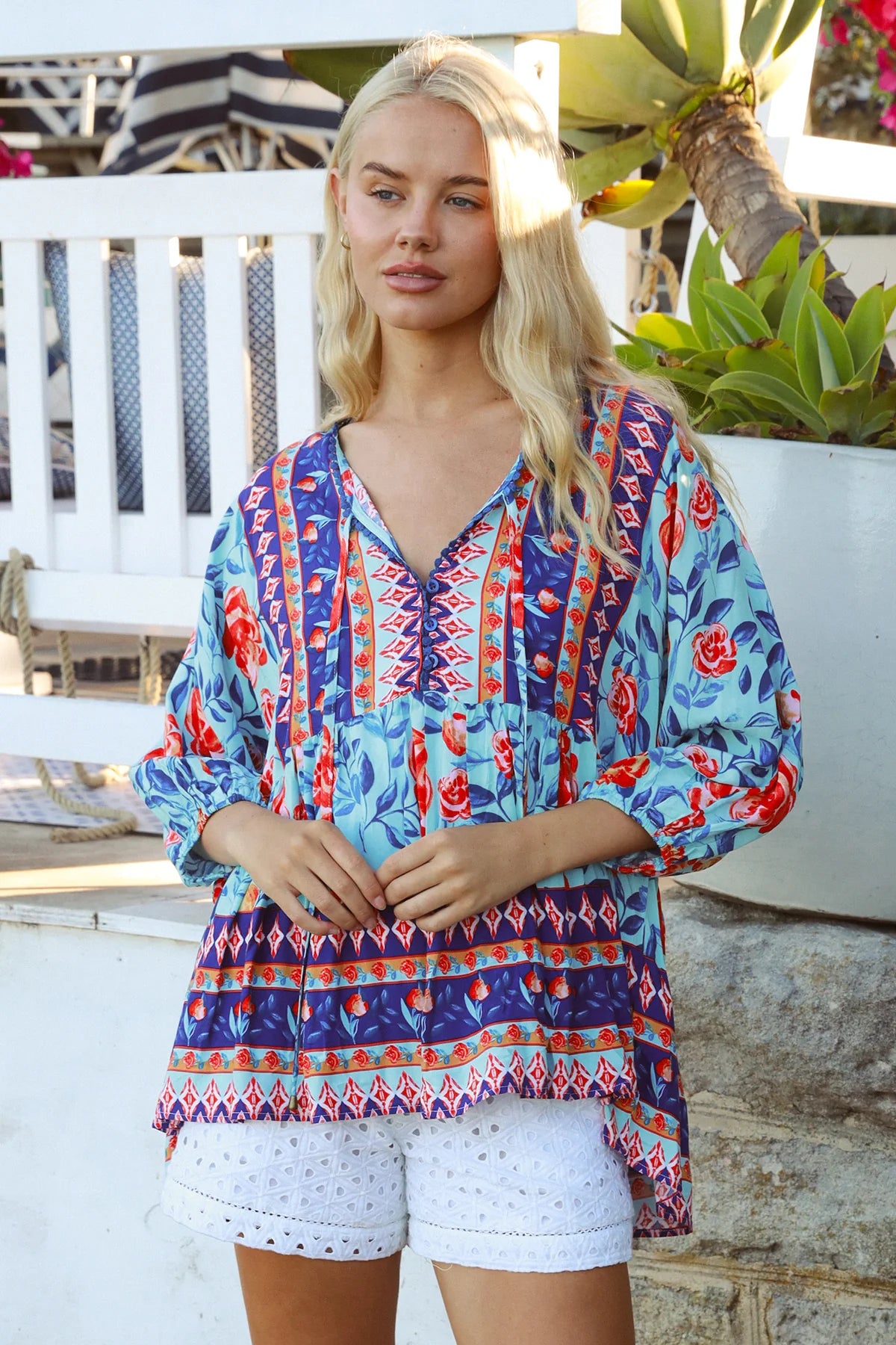 Raquel Top - Kailani Print