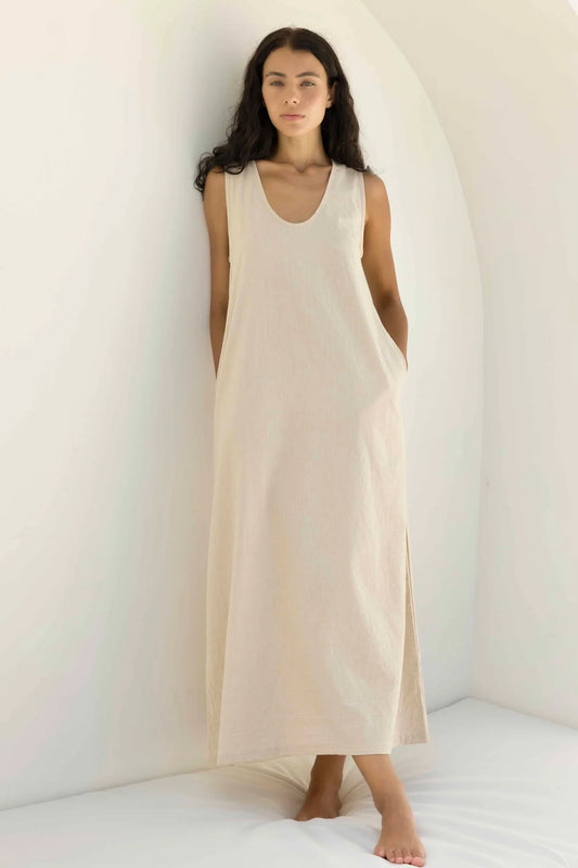 Madi Dress - Natural