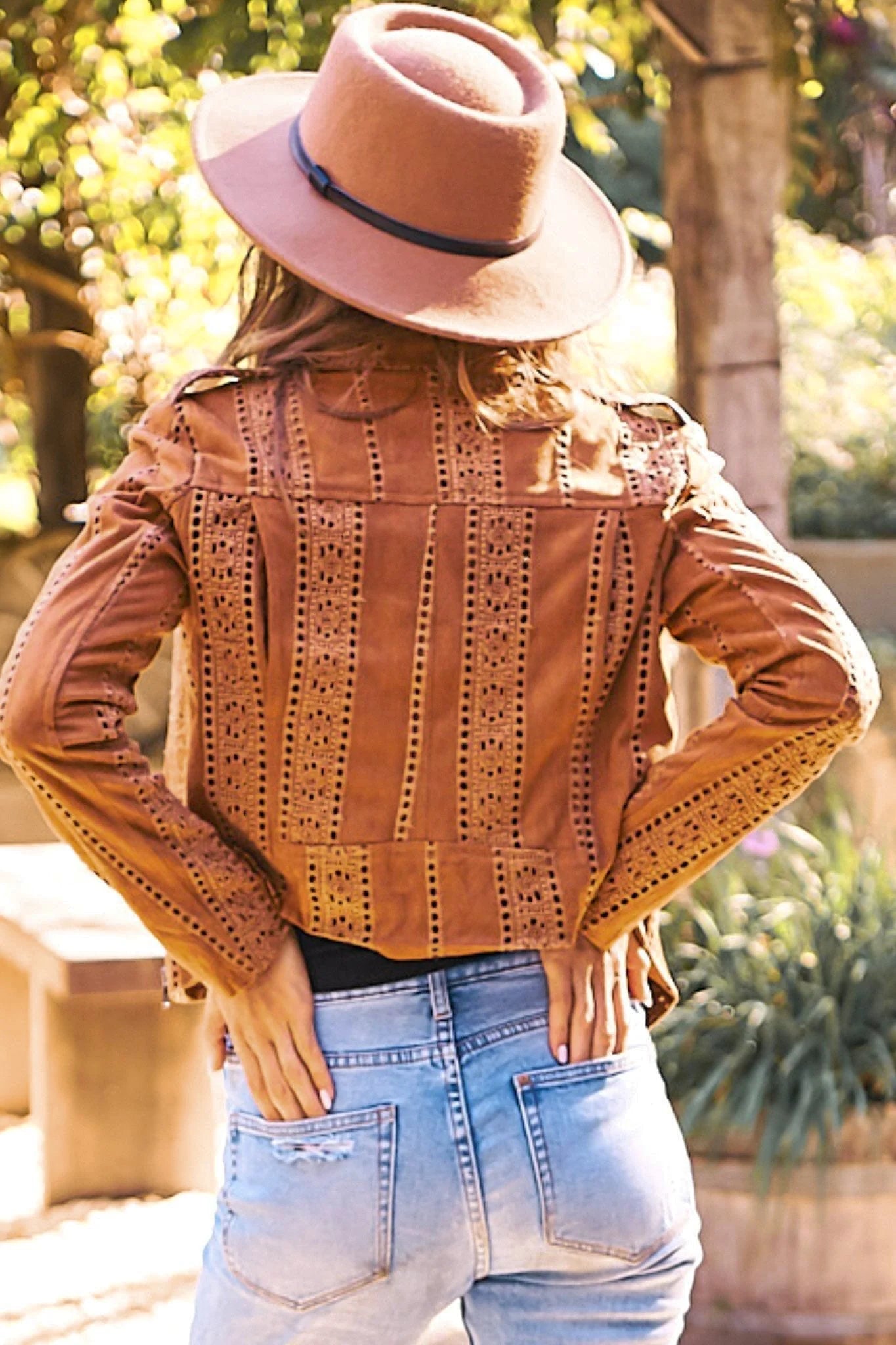 Stay stylish and cozy in our Jodi Jacket! Made with a soft suede feel, this jacket features embroidered details that add a pop of personality. Zip up for warmth and enjoy the added comfort of the lined inside. Perfect for any occasion!